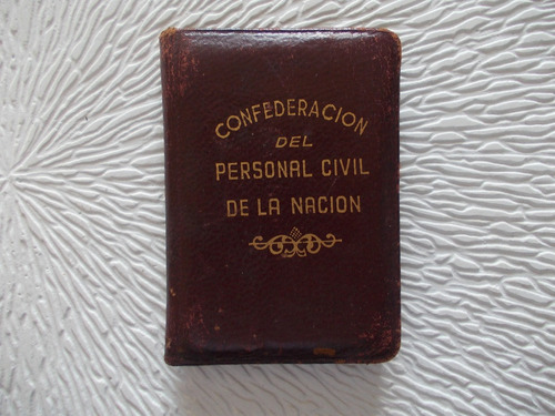 4322- Carnet Usado Conf. Personal Nacion Año 1950 