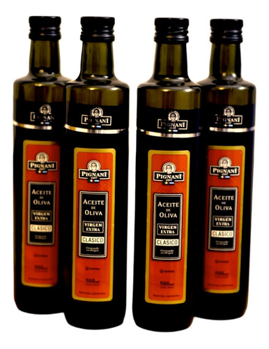 Aove Aceite De Oliva Virgen Extra - Pignani 500ml - X4