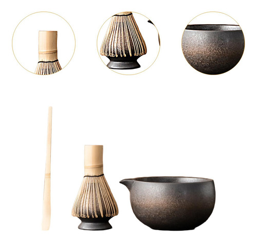 Japones Matcha Set Ceramic Matcha Bowl, Matcha Estilo F