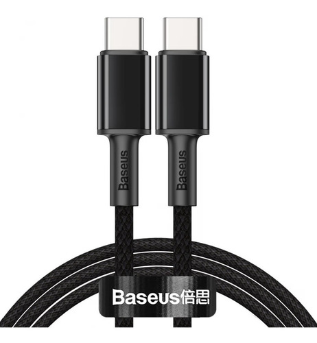 Cable Usb Tipo C A Tipo C Carga Rapida Reforzado Baseus 1mts