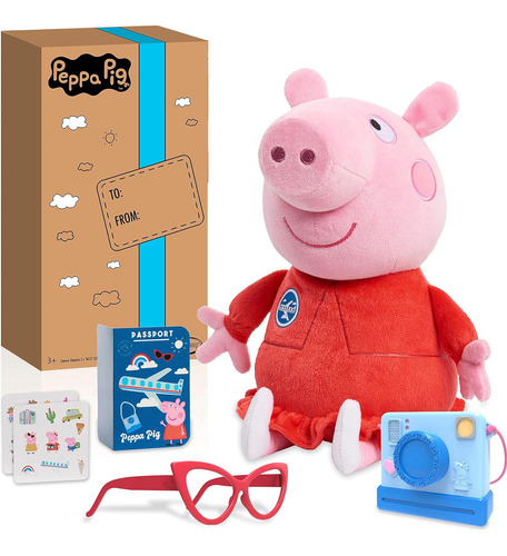 Peppa Pig Tourist Peppa Pig Peluche De 13.5 Pulgadas