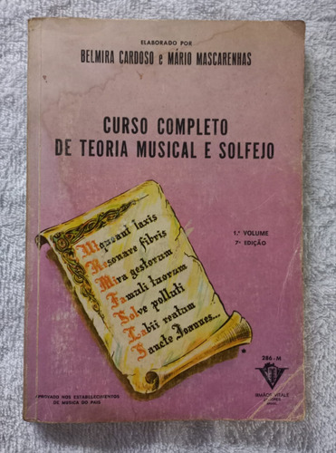 Curso Completo De Teoria Musical E Solfejo 1º Volume