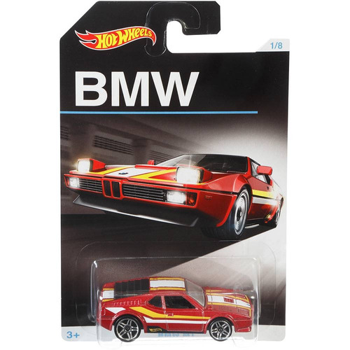 Bmw M1 Vermelho Hot Wheels 1:64