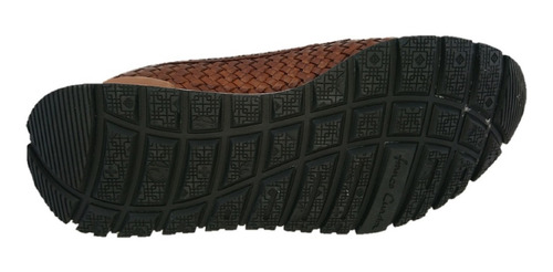 Tenis Caballero Casual Franco Cuadra Color Almendra De Piel