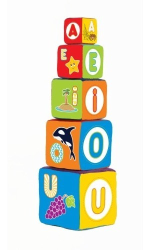 Torre De Bloques Letras - Juego Didáctico Infantil Bebé