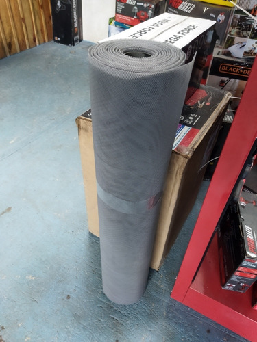 Imagen 3 de 5 de Malla Mosquitero Plástico 0,90 X 30 Mts Gris