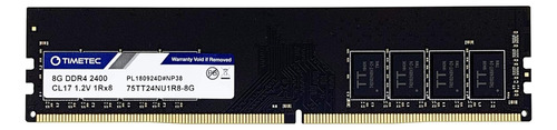 Timetec 8gb Ddr4 2400mhz Pc4-19200 Non-ecc Unbuffered 1.2...