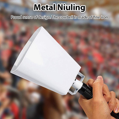 Instrumento Cowbell Instrument Con Mango De 10 Pulgadas Para