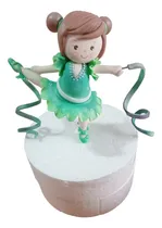 Comprar Adorno Torta Nena Bailarina Porcelana Fria Fria