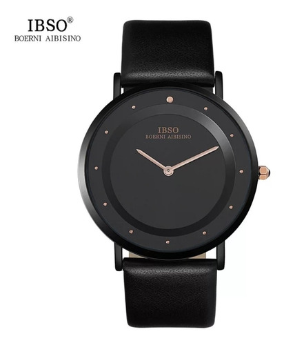 Reloj Ibso Ultrafino Cuero Black  Hombre Caballero Moda 2018