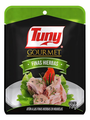 6 Pza AtĂșn Tuny Gourmet Finas Hierbas 75 G