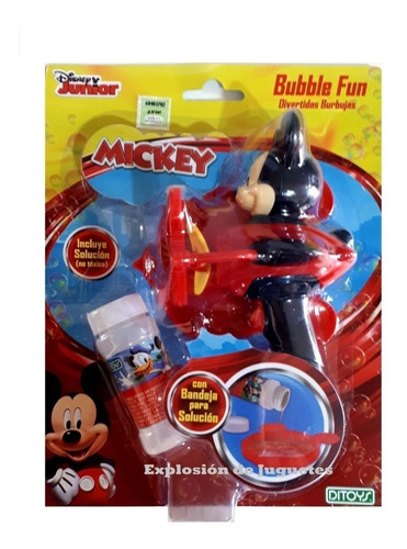 Burbujero Mickey Blister Ditoys A Pila (1393)