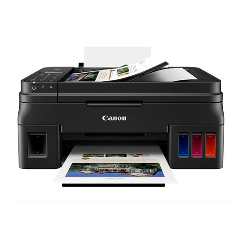 Impressora a cor multifuncional Canon Pixma G4110 com wifi preta 100V/240V
