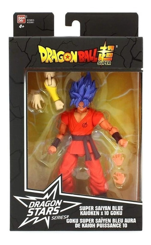 Imagen 1 de 6 de Figura Goku Blue Kaioken Dragonball Super Stars