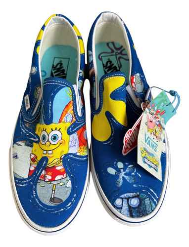 Tenis Vans Colección Bob Esponja Bob Y Patricio (Usado)