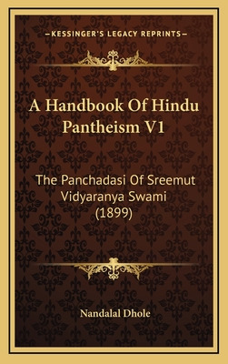 Libro A Handbook Of Hindu Pantheism V1: The Panchadasi Of...