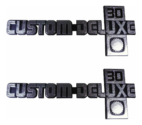 Emblema Decorativo Custom De Luxe 30 Metalizados (par)
