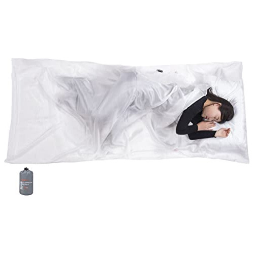 Browint Silk Sleeping Bag Liner, Silk Sleep Sack, Extra Wide