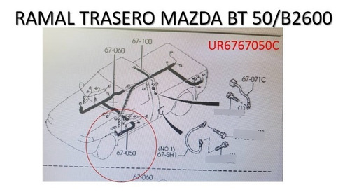 Ramal Trasero Mazda Bt-50/ B2600