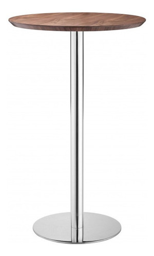 Imagen 1 de 7 de Periquera Redonda Modelo Bergen - Nogal Këssa Muebles