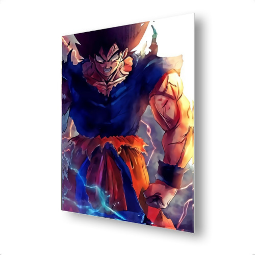 Cuadro Metalico Goku Tranformacion A Ssj Dragon Ball  Arte 