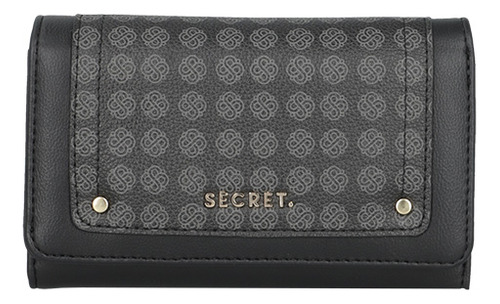 Billetera Secret Avignon Fw24 Negro M