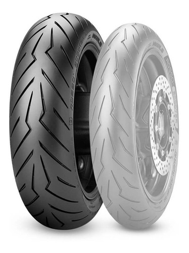 Imagen 2 de 3 de Cubierta 90 90 14 Pirelli Diablo Scooter Sin Camara