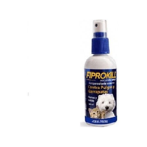 Anti Pulgas/garrapatas Fiprokill Spray Gatos Y Perros  50ml