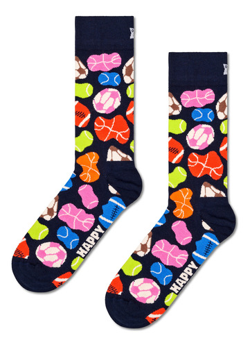 Calcetines Con Diseño De Deportes Happy Socks Azul Marino Estampado 26 Cm - 30 Cm Del Pie