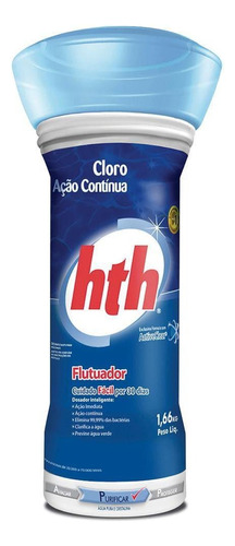 Clorador Flutuador Advanced Hth 1,66kg Tratamento Piscinas