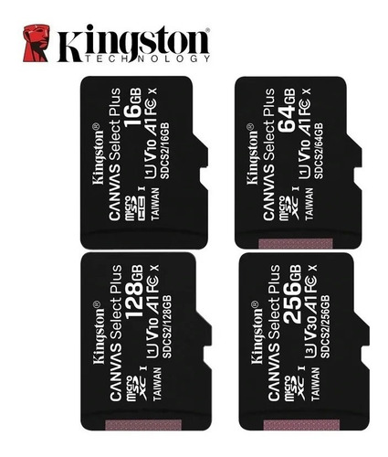 Imagen 3 de 5 de Memoria Kingston Micro Sd 32gb Canvas Select Plus 100mb/s A1
