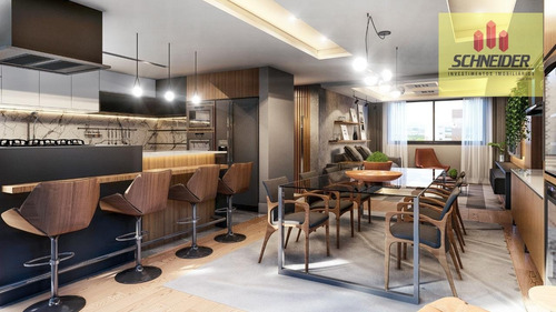 Imagem 3 de 11 de Apartamento Em Capitais, Timbó/sc De 186m² 3 Quartos À Venda Por R$ 710.000,00 - Ap1288123-s