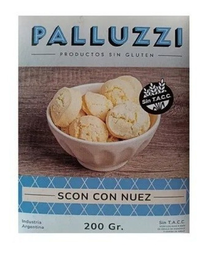 Scons Con Nuez Palluzzi   (apto Celiacos) 
