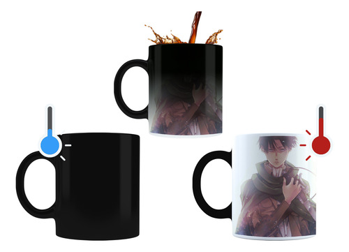 Attack On Titan Eren Jaeger Taza Magica Tu Propio Estilo