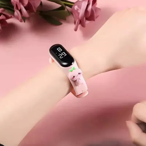 Reloj Digital Led Dibujos Animados Niña Niño Mayoreo Pulseras Mayoreo Reloj Niña Reloj Para Niños Reloj Para Niño Reloj Para Niña