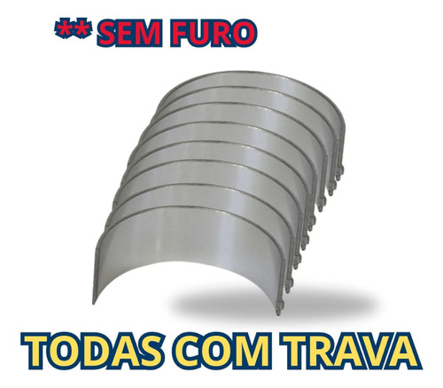 Eixo Virabrequim Gm S10 Vectra Omega 2.2 8v Std + Bronzinas