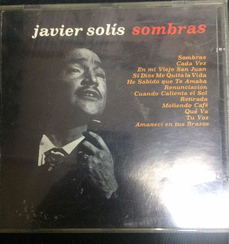 Javier Solis Sombras Cd Original