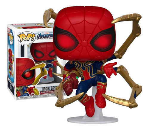 Funko Pop Iron Spider 574 Avengers Endgame Guante