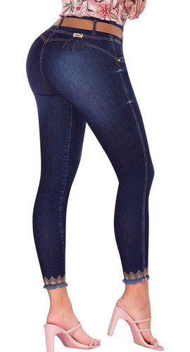 Jeans Clásico Colombiano Levanta Cola Bora Bora Tyt