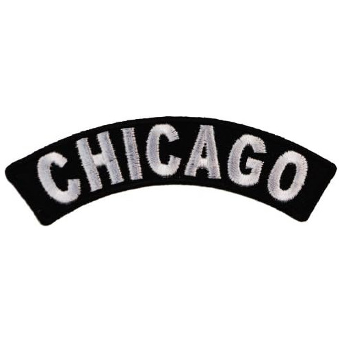 Parche Bordado  Chicago City Rocker  Planchar O Coser I...