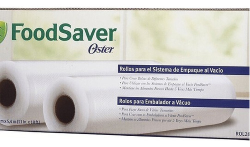 Pack 10 Cajas Para Oster Foodsaver  Rol28 (20 Rollos)