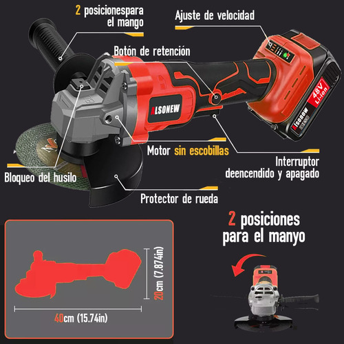 Kit De Rotomartillo Taladro, Amoladora Angular Y Taladro 3pz