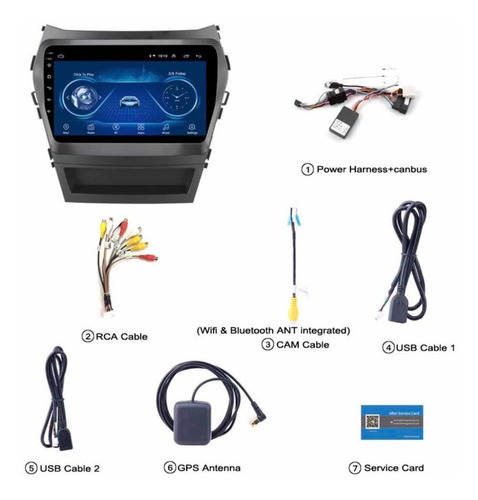 Navegación Pantalla Android Hyundai Santa Fe