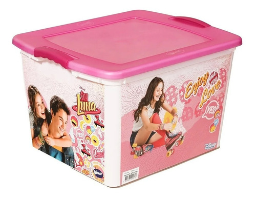 Caja Organizadora Plastica 50x40x30 Cm Soy Luna 45 Litros