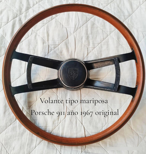 Volante De Madera Porsche 911 Original Tipo Mariposa Año 196