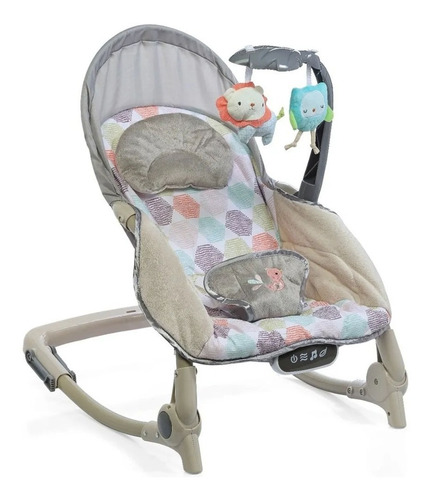 Silla Mecedora Bebe Plegable Con Música Y Vibración 18kg 