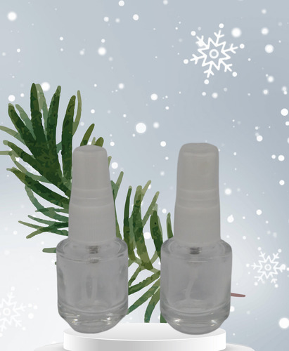 500 Vidrinhos Cilíndrico 5ml C Válvula Spray Plástica R.13mm
