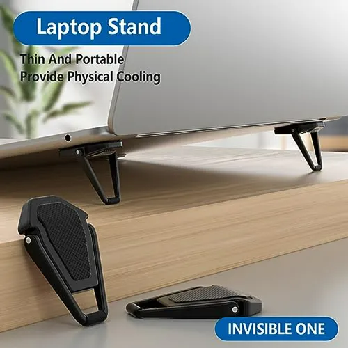 Soporte Portátil Invisible De Aluminio, Mini Enfriador, Ergo