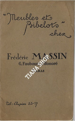 Antiguo Catálogo Muebles Francés__fréderic Massin__muy Lindo