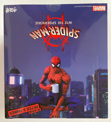 Sentinel Spiderman Deluxe Peter B Parker Spiderverse Gargola (Usado)